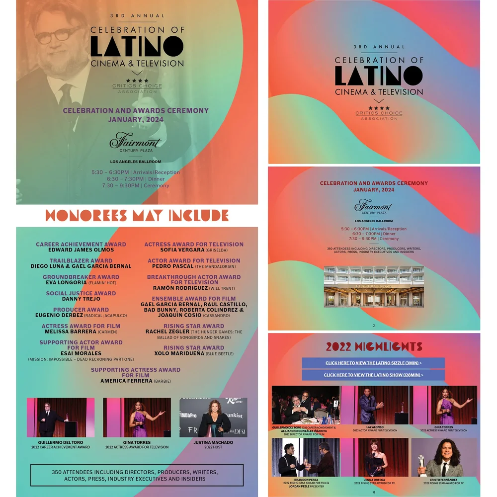 4 / 8 done for Critics Choice: Celebrations